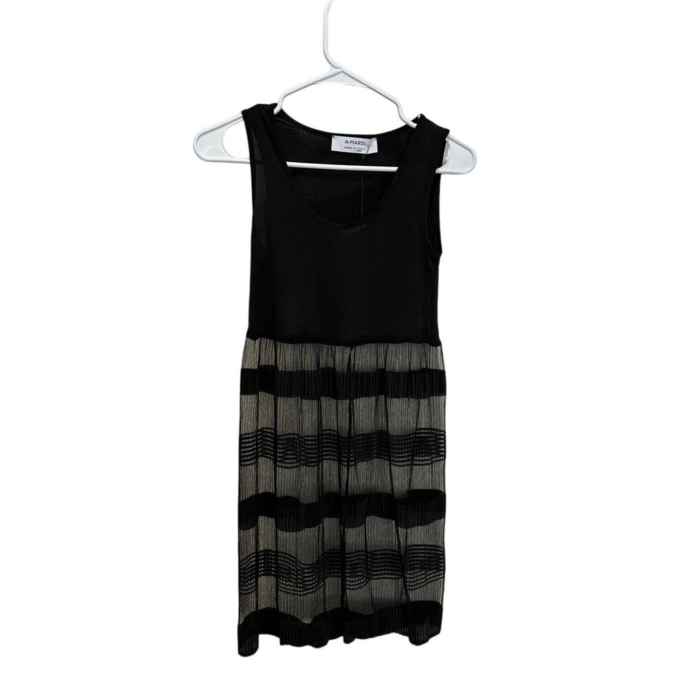 A. Marsi Black Tunic Made in Italy Women’s Size 40 (US M)